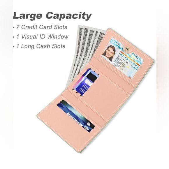 *30off3* Wicked Credit Card Wallet Slim Wallet with 7 Card Slots & ID Window. - Picture 2 of 7